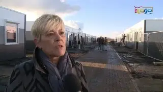 Noodopvang vluchtelingen Blauwestad kan eerste vluchtelingen ontvangen.