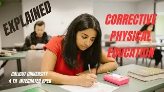 Corrective Physical Education Calicut University integrated BPED Previous Year question Pepper