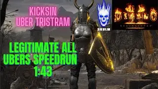 D2R All Ubers Speedrun [1:43] Assassin INSANE SPEED Uber Tristram Diablo 2 Resurrected 2.3