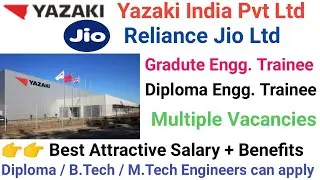 Multinational Companies Hiring Fresher Engineers I Mechanical Jobs I Software Jobs I No Exam & FEE