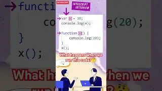 JavaScript Interview: Hoisting TRICK! (Function vs. Variable) #javascriptinterview