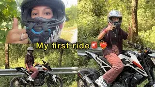 My first time bike riding experience ||🚨❤️&zwj;🔥🥲|| Must watch ‼️🚨❤️&zwj;🔥|| KrishnaBisht