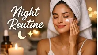 Night routine: cleanse, treat, moisturize, repeat Winding down with my nightly skin ritual