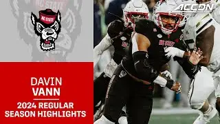 Davin Vann 2024 Regular Season Highlights | NC State Defensive Lineman