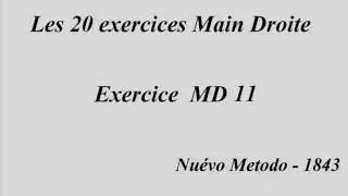 Aguado -- Nu&eacute;vo Metodo- Les 20 Exercices Main Droite - Partie 2