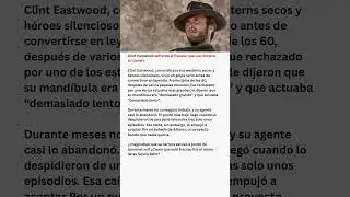 Clint Eastwood enfrenta el fracaso que casi detiene su carrera