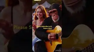 Viral Monkey Playing Guitar AI Generated #ai #monkey #everythingoutdoors #aifutureideas