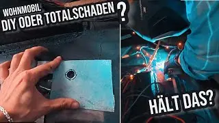 Erste Schweißarbeiten am 1983er Ducato | Fahrerkabine komplett entkernt