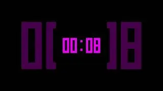 SILENT - 15 Second Countdown Timer - Digital Display - Pink