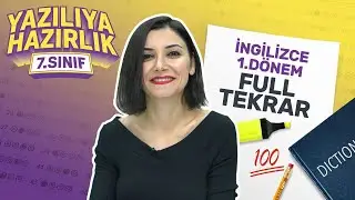 7. Sınıf İngilizce 1. Dönem Full Tekrar: Ünite Özetleri ile 1. Dönem 2. Yazılıya Hazırlık (2021)