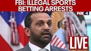 🔴LIVE: FBI update on illegal sports betting arrests
