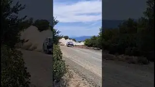 Peugeot 208 rally4 flat out at Greek rally korinthos 2024