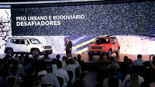 Презентация Jeep Renegade на автосалоне в Сан-Паулу