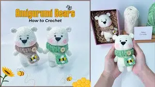 How to Crochet Amigurumi Cute Bears with BeeBag | NH&Agrave; LEN