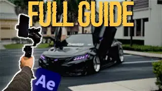 How to Film + Edit Car Videos in After Effects (Speed Ramp Start to Finish Tutorial)