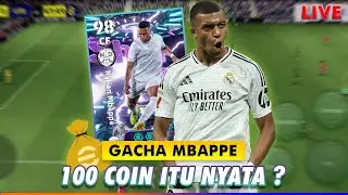 GACHA MBAPE ? 😱 CUMAN 100 COIN DAPAT MBAPE ? 🤫 EFOOTBALL MOBILE 2026