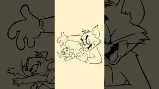 tom and jerry #art #makingart #shorts #viral #drawing #tom #jerry