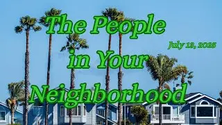 PB UMC Live Stream: July 13, 2025 - The People in Your Neighborhood