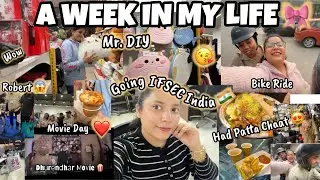 A Week in my Life❤️|| Going IFSEC India 🇮🇳 || had Kulladh Pizza & patta chaat 😋|| Challan Cutgya 😭