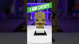 LEGO BrickHeadz Potted Groot 🌳#lego #legomarvel #marvel #groot #asmr #legoshorts #legostopmotion