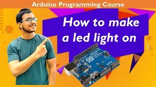 5. How To Make a Led Light On| Arduino Programming Course (simulation)  || Arduino Bangla Tutorial