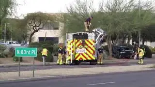 Scottsdale IRL, Vehicle Accident (x1),  Mar 2nd, 2020, Northsight & Hayden, Sct, AZ