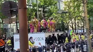 大阪御堂筋ランウェイ2024 マツケンサンバ　#御堂筋ランウェイ　#大阪  #マツケンサンバ