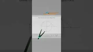 How to Divide a Circle into 18 Equal Parts #shorts