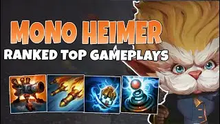 MONO HEIMERDINGER FEEDANDO E TILTANDO | League of Legends Gameplay💜