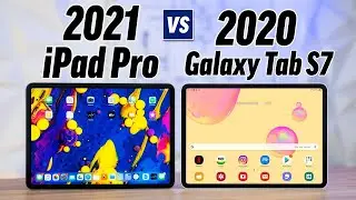 Apple iPad Pro 2021 vs Samsung Galaxy Tab S7 Comparison Specs 1080p