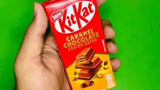 Kitkat caramel chocolate coated wafer 😍