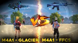 M4A1 - GLACIER NETHERWORLD VS M4A1 - FFCS DAMAGE ABILITY TEST BEST M4A1 SKIN || SOUMITRA GAMING