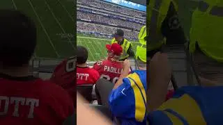 Niners Fans Get Security Called At SoFi #shorts #nfl
