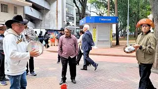 DESAFIO DE EMBOLADA NA PRA&Ccedil;A EM S&Atilde;O PAULO