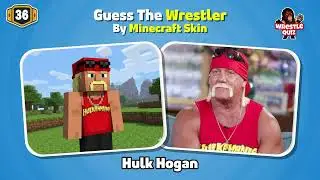 Guess the WWE Wrestler by Minecraft Skin 😱 | Only Real Fans Will Get It!