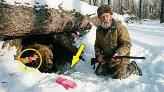 Охотник нашел в берлоге пропавшую внучку. Увидев, ЧТО делал медведь, он выронил ружье!