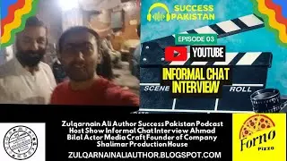 Success Pakistan Show Interview Ahmad Bilal Actor Media Craft Shalimar Production House
