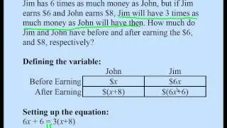 College Algebra Word problem 01
