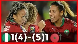 NIGERIA VS MOROCCO(1(4)-(5)1)-WAFCON SEMIS-GOALS&HIGHLIGHTS