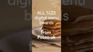 Advertising & shop signage Digital menu boards digital signage  | Advertising & shop signage