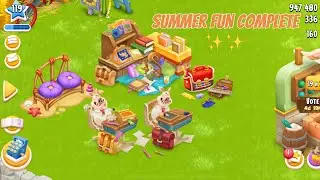 Summer Fun Decoration Complete 🌞 & Trade Flowers for Rewards | Hay Day Event 2025