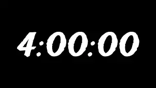 4 Hour Countdown Timer ⏰ | 4 Hours Counting Time | Study &bull; Sleep &bull; Focus