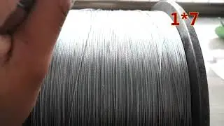 High Tension Construction Materials Cable Galvanized Steel Rope