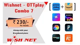 WishNet Broadband New OTT Combo Plan| WishNet OTTplay combo 7| WishOTT bundle| WishNet addon OTT 