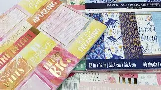 Michaels Hot Buy Paper Pad Flip Through