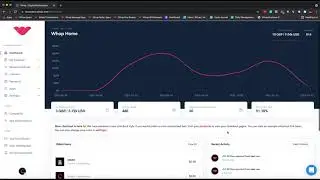 Whop Business Home Dashboard + Menu Demo