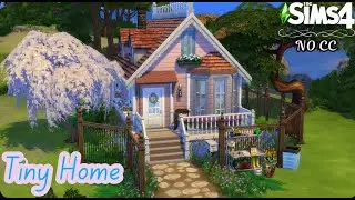 Tiny Pink House, Functional Attic | The Sims 4: Speed Build | NO CC #ts4#sims4speedbuild#sims4build