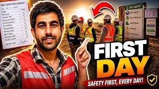 A Day in the Life of a Safety Officer: New Site Setup & Daily Routines | Ashfaq Khan Vlog