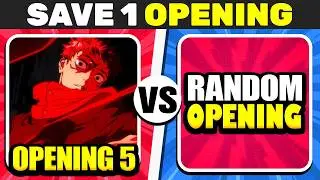 SAVE the ANIME OPENING Without Knowing the NEXT One! 🔥😱 Anime Quiz 2026
