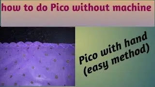 How to do Pico without machine.